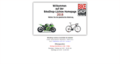 Desktop Screenshot of bikeshop-luechow.de